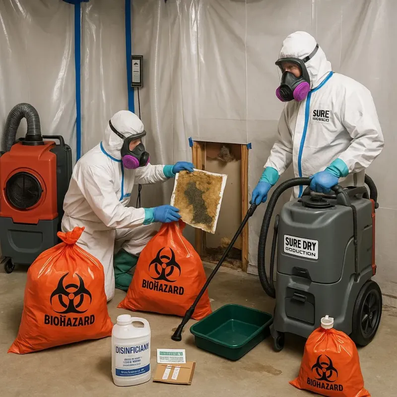 Contaminated Water Handling Protocols process in Skyline View, PA